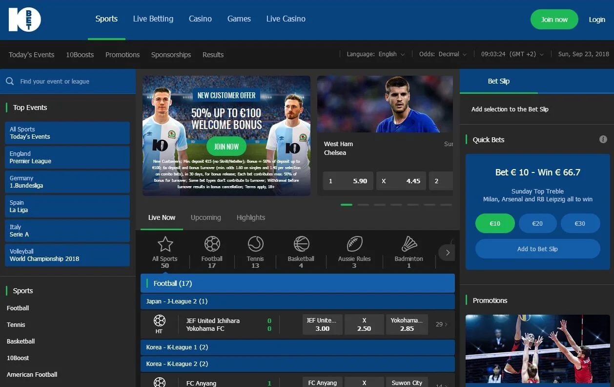 10bet 카지노사이트